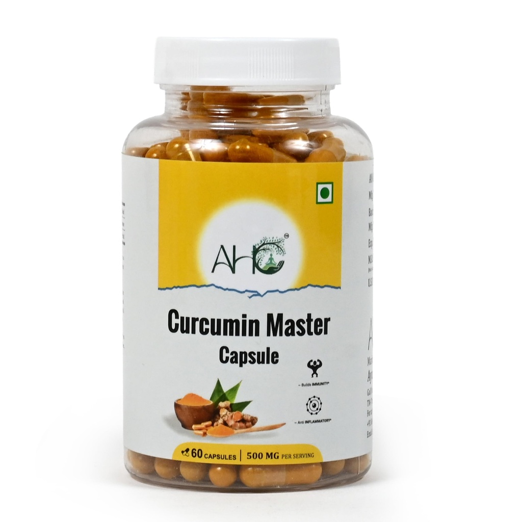 Curcumin Advanced Formula 500mg – 60 Capsules | High-Potency Turmeric Extract with Black Pepper for Maximum Absorption | Supports Joint Flexibility, Immunity & Inflammation Relief | Vegan Supplement