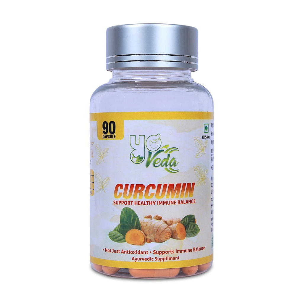 Curcumin Support Healthy Immune Balance Immunity Booster Anti Allergic Capsule - 90 Capsule