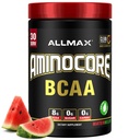 ALLMAX Nutrition AMINOCORE BCAA – 8G BCAAs – 100% reine Branch Chained Amino Acids – Glutenfrei - Wassermelone - 315 Gramm