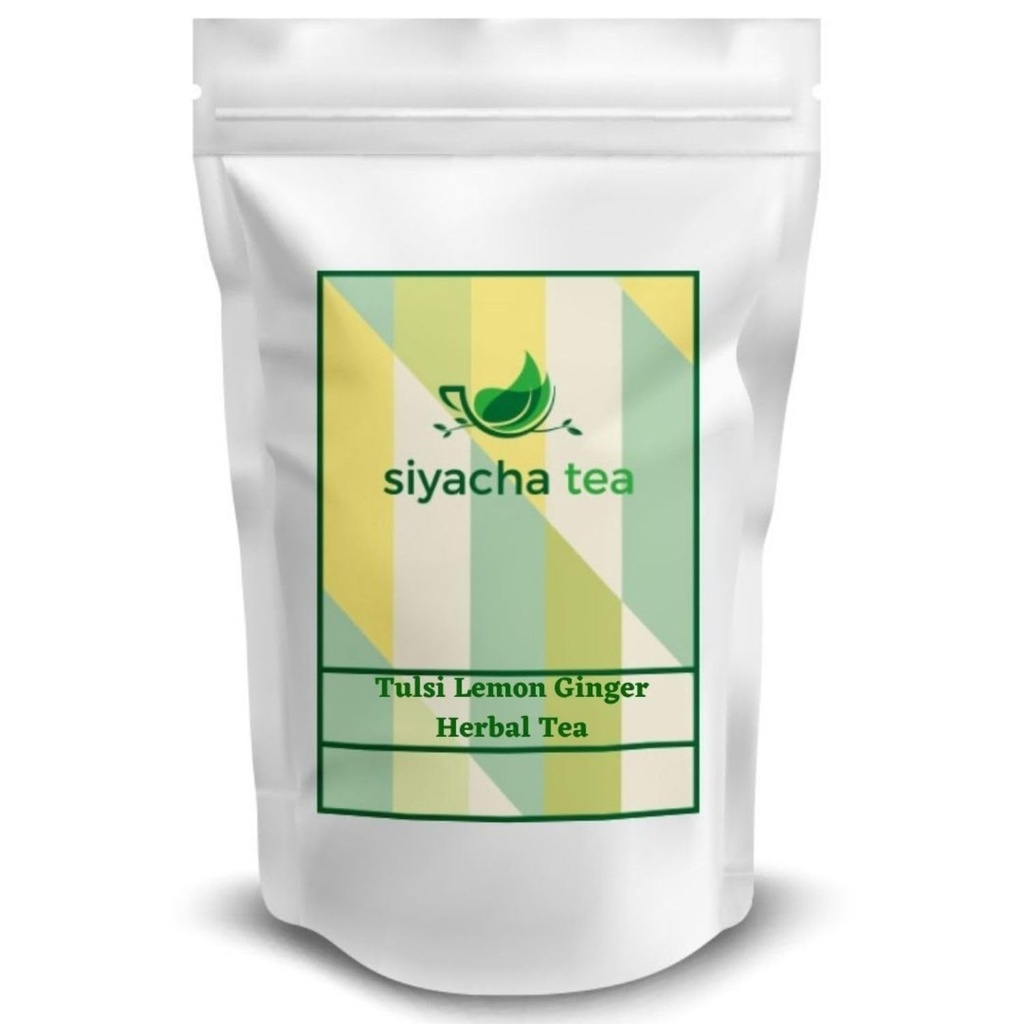 Siyacha Tea Tulsi Green Lemon Ginger Antioxidant 1Kg & Immunity Antioxidant Blend 250G Combo of 2
