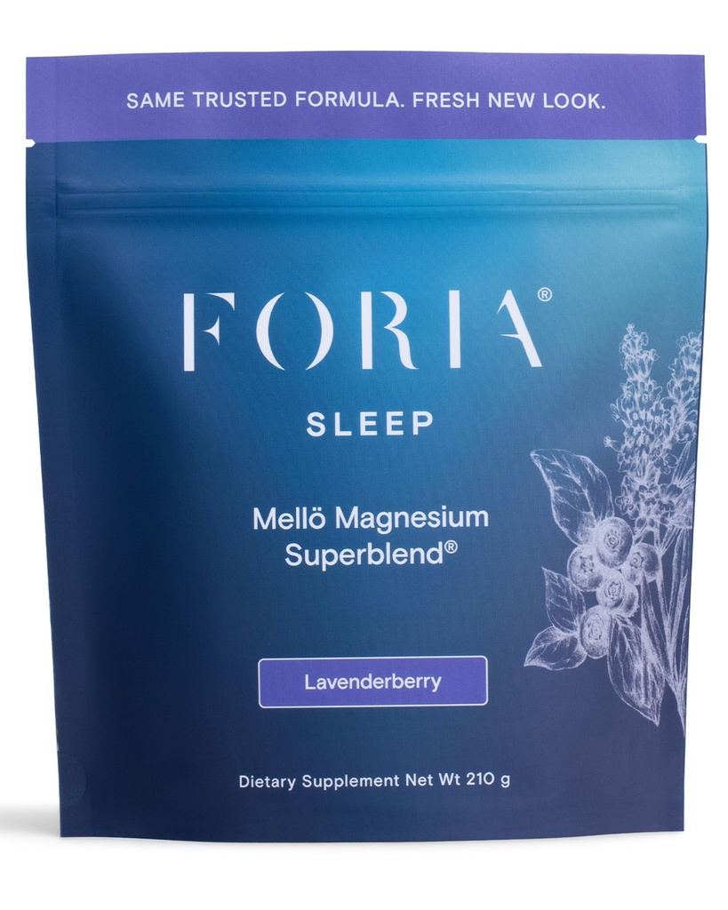 mellö Supplément Magnésium Poudre superbe - Magnésium Glycinate avec L-Theanine, GABA, et 70 Trace Minerals - Supports Sommeil, Relaxation, Énergie équilibrée - Saveur de lavande, 30 portions