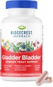 RidgeCrest Herbals Gladder Bladder, Urinary Tract Health Supplement. Contiene vitamina B6, magnesio, potassio con estratto di mirtillo e isbisco. Aiuta a sostenere reni sani (60 tappi di veg, 30 Serv)