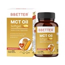 BBETTER MCT Oil Softgels | C8 Caprylic & C10 Capric Acid | Supports Energy, Metabolism, Focus & Brain Function | Keto & Paleo Friendly | 60 Softgels