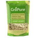 GroPure Organic | Hemp Hearts 250g | Toasted and Hulled Hemp Seeds for Eating | 36g Complete Protein | 10g Omega 3 & 6 Per Serving | Toasted Hemp Hearts for Eating | Pesticide-Free | Blends Into Smoothies, Salads & More