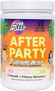 Gym Molly Dopo partito Vegan BCAA polvere, polvere di elettrolito, aminoacidi BCAA dopo la bevanda di recupero post allenamento, carboidrati zero, zucchero zero, 35 calorie senza caffeina (Strawberry Kiwi)