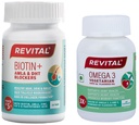 Revital Omega Veg 60 tablets + Revital Biotin 50 tablets