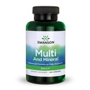 Swanson Multi e Mineral Daily Men's Multivitamin Multimineral Salute Supplemento 250 capsule (Caps)