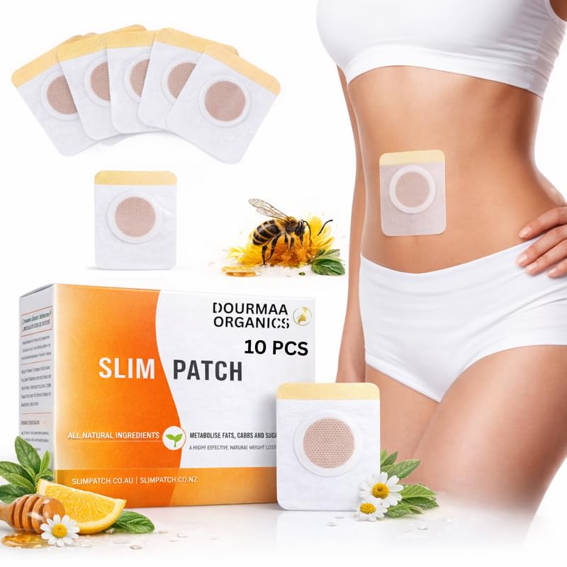 Belly Patch, Waterproof Stickers for Women Girls, Natural Belly Sticker for Women & Men, Belly Pads Navel Sticker, Sweatproof Patches, Comfortable and Easy to Use, (10-Patches)
