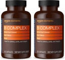 Elementi B Complex, alta potenza, 83% intero cibo coltivato, supporta il metabolismo immunitario e normale dell'energia, Vegan, 65 capsule, 2 mesi di alimentazione (Packaging May Vary) (Pack of 2)