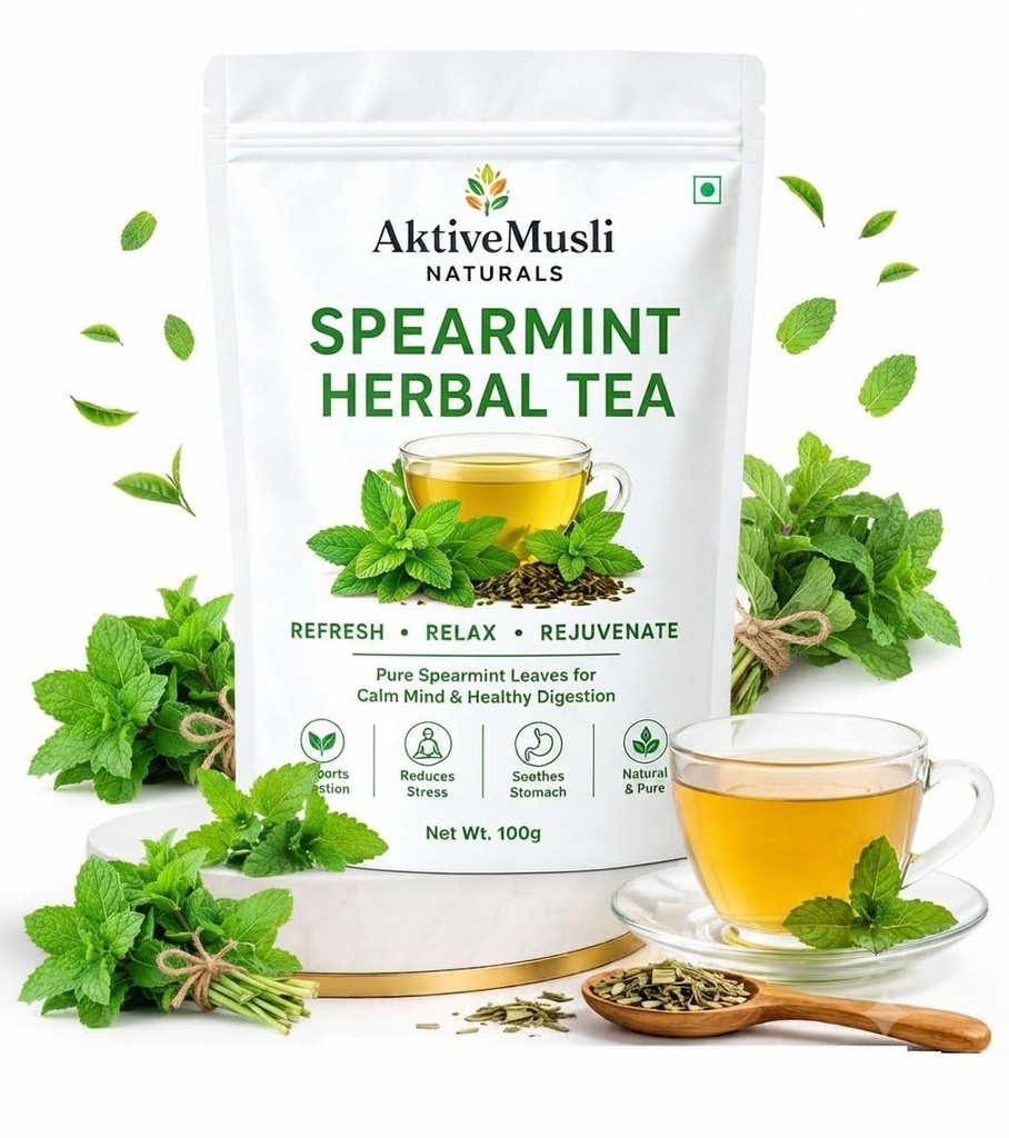 Spearmint Tea- For PCOS PCOD, Hormone Balance, fat loss, herbal tea
