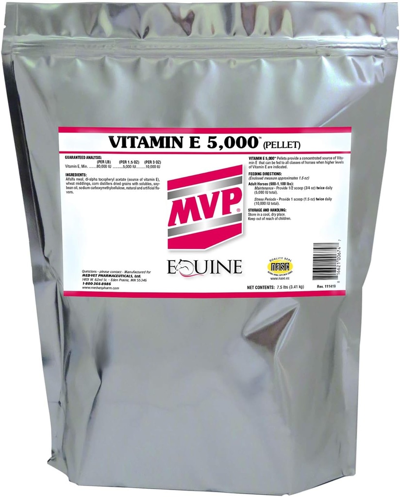 Vitamina E 5000 (7.5lb) Vitamina E pellet...