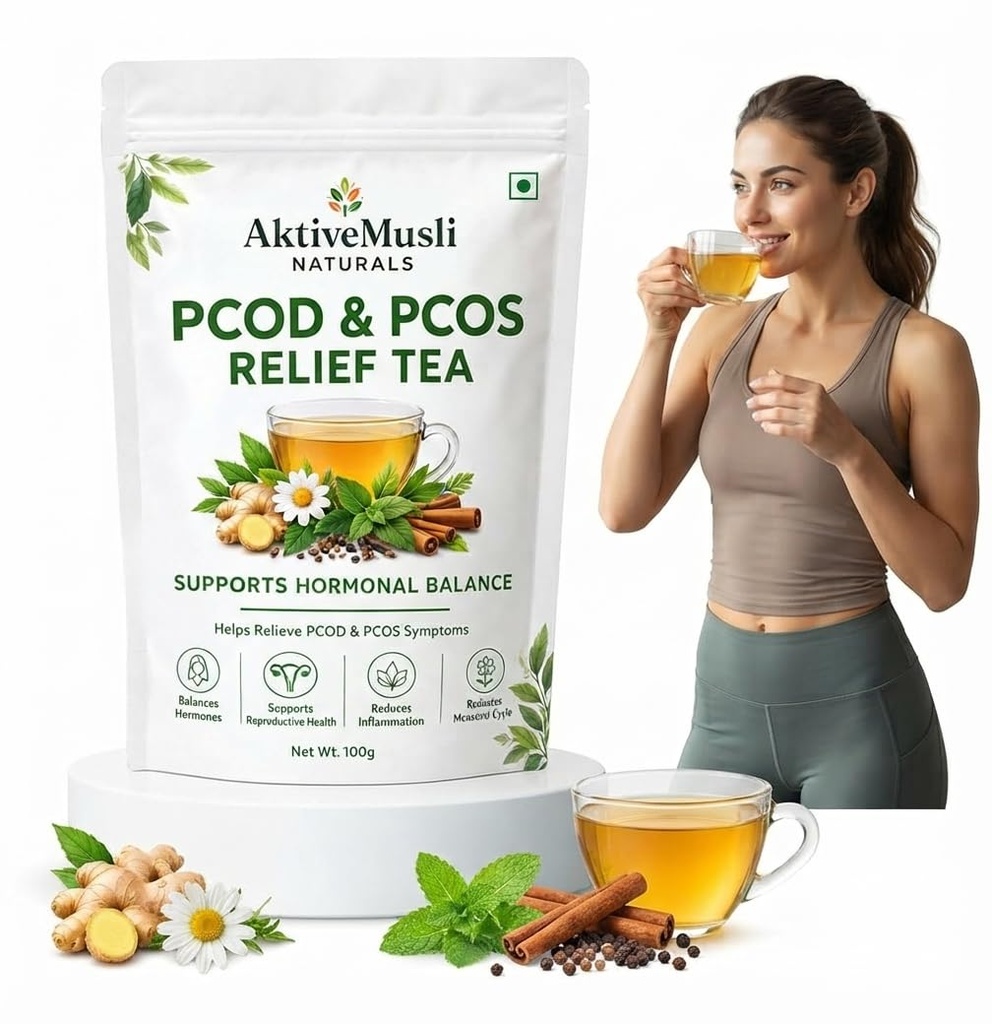 Stress Relief Tea Womens Health Tea for Hormonal Balance, PCOS & PCOD Herbal Tea