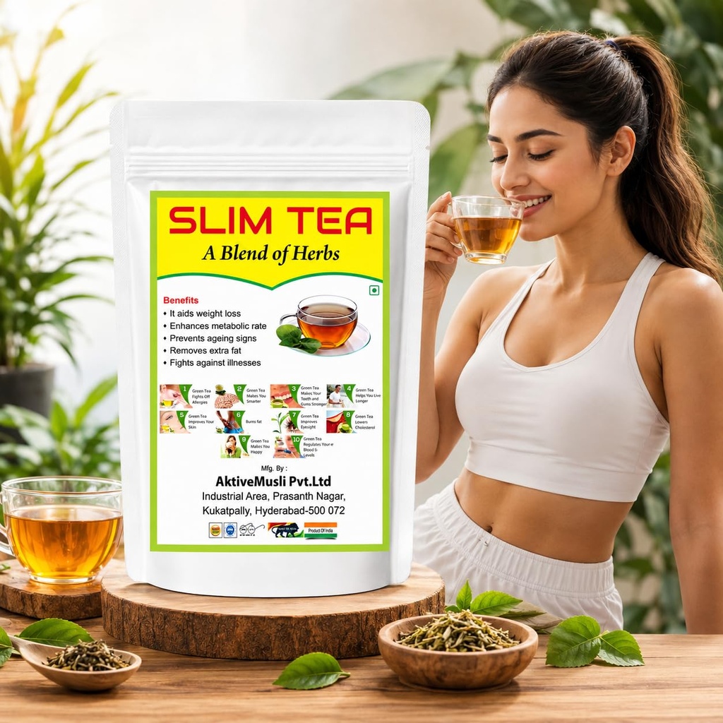 Slim Herbal Tea | Caffeine Free, Gluten-Free | 100% Pure Herbal Tea