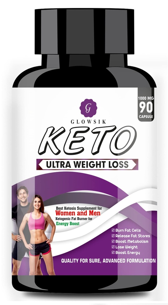 GLOWSIK KETO CAPSULES WITH GREEN COFFEE (90 capsule)