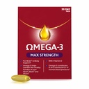 Sevenn Seas Omega-3 Fish Oil, Max Strength with Vitamin D 30 Capsules