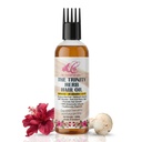 AYURVEDIC HAIR FALL CONTROL Oil & Scalp Nourishment For Men & Women | HIBISCUS+ MUSHROOM+ FO-TI | 100ml