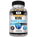 Kaya Naturals - Neuro Brain per la Memoria & Focus - Nootropic Energy Capsule - Nootropic Brain Support Supplement - Focus & Concentration & Learning Accuracy - Funzione cognitiva - 30 Count