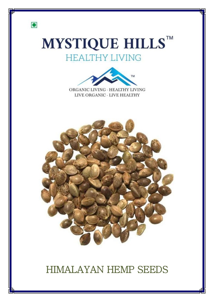 Mystique Raw Hemp seeds 500 g
