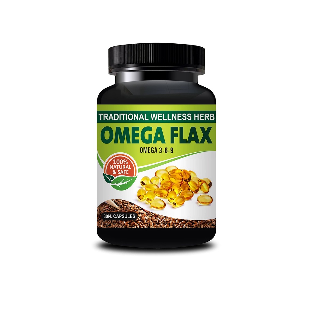 OMEGA FLEX capsule daily dietary supplement 100% Ayurvedic pack-1