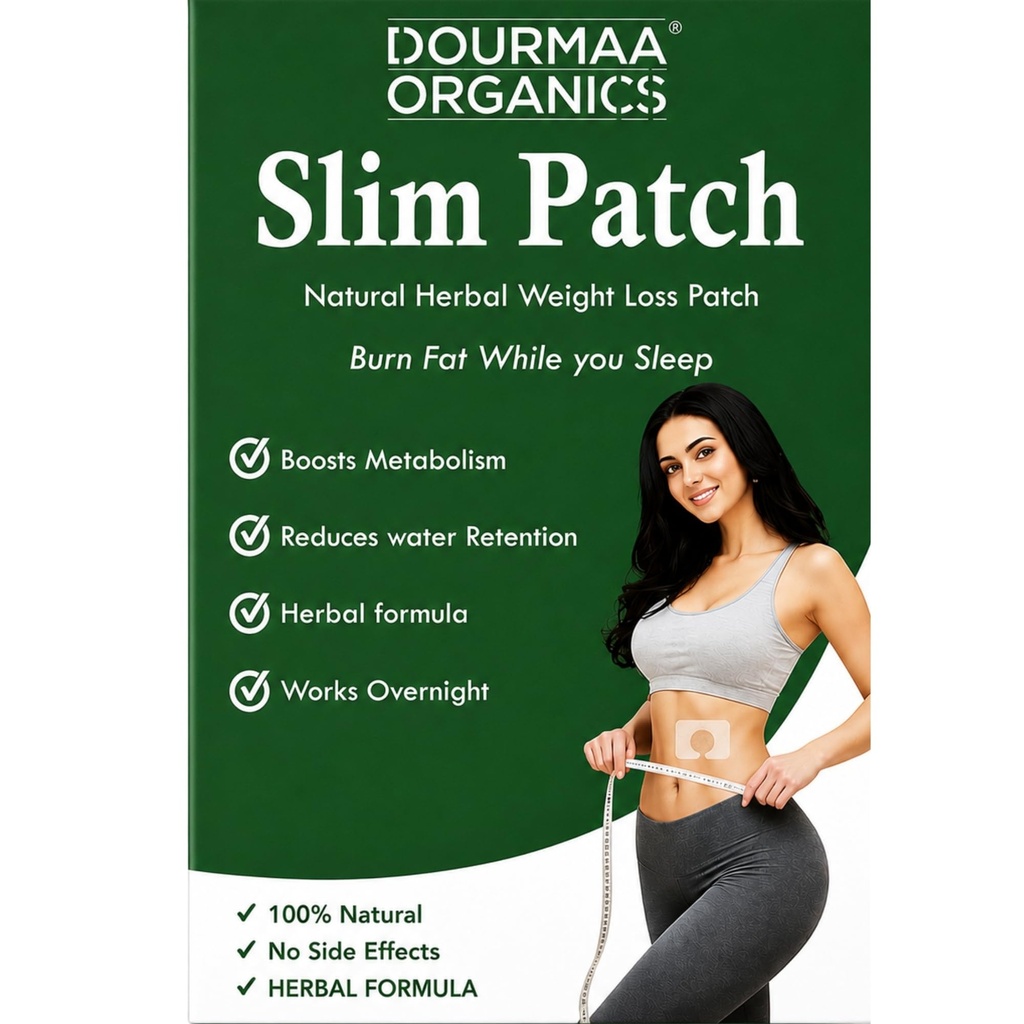 Slim Patch for Weight Management Support | Herbal Body Patches | Skin-Friendly Adhesive | Pack of 10 Patches