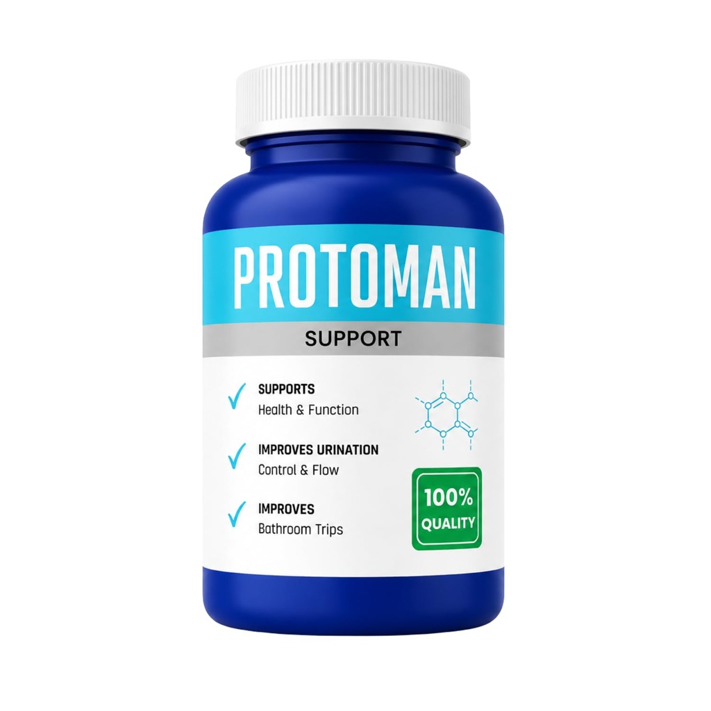 PROTOMAN Capsule for Prostate Health | Herbal Prostate Care for Men | Supports Urine Flow, Bladder Wellness & Hormonal Balance | Protoman Medicine for Men Age 40+ | Ayurvedic Prostate Support Supplement.