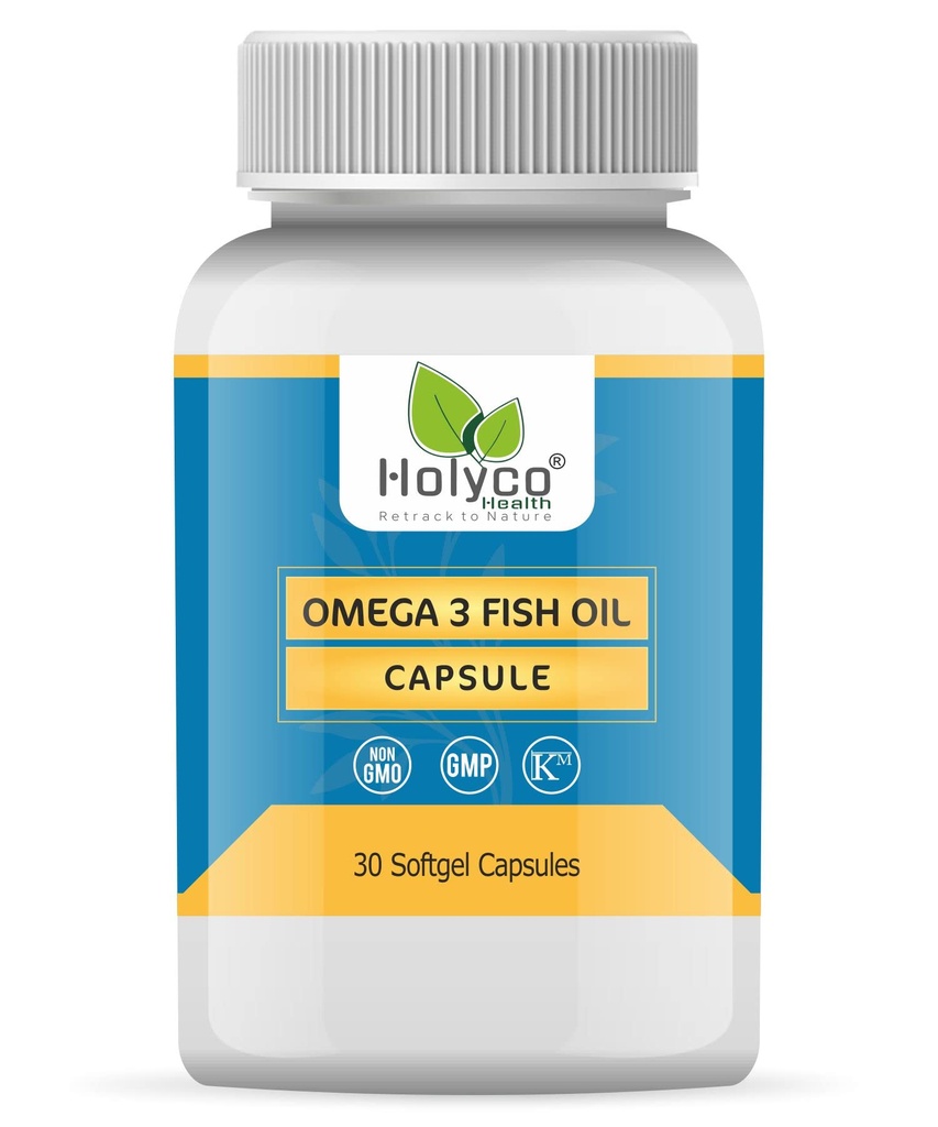 Omega-3 Fish Oil Softgels Capsule - 30 Capsules | Marine Oil softgels capsules