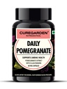 Curegarden Daily Pomegranate Extract 400mg Antioxidant Capsules, 60 Caps