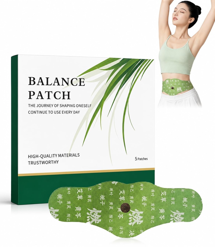Japanese Herbal Belly Button Care Patch | Natural Plant Based Wellness Sticker with Gentle Adhesive Design for Daily Body Support, Pack of 5