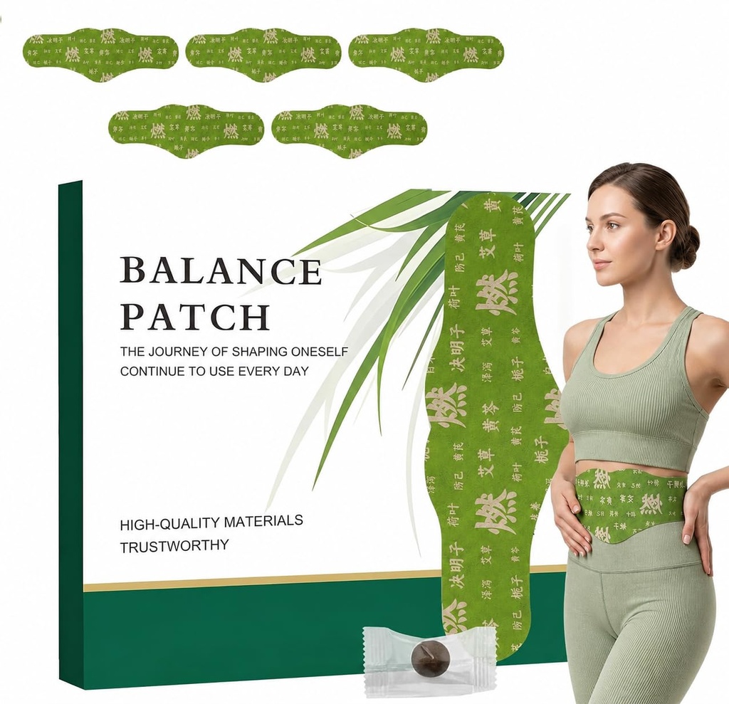 Herbal Balance Belly Button Patch for Waist Care | Japanese Plant Based Slimming Patch with Secure Adhesive Fit, Easy Topical Application, Natural Wellness Support & Daily Comfort | 5 Pcs