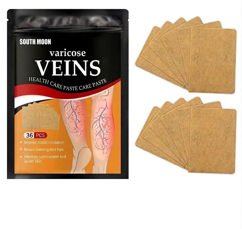 Veins Relief Leg Patches (36 Pcs) for Men & Women