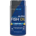 AlphaBlue Fish Oil 1350 mg | 360 mg EPA & 240 mg DHA | Omega 3 Capsules for Heart, Brain, Joint & Skin Health | 60 Soft Gel Capsules | High Purity Fish Oil Supplement