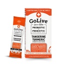 GoLive Prébiotique et Probiotique pour les femmes, les hommes, les enfants. Poudre synbiotique curcuma de Tangerine avec L-Glutamine, vitamine D3, électrolytes. Pour Gut Health, Digestion, Métabolisme, Immunité 15-50B UFC.