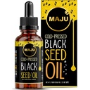 Maju Superfoods Black Seed Oil - 3 mal TQ, Kalt-Pressed, Reisegröße, 100% Türkisch Schwarz Cumin Seed Oil, Flüssigkeit reines Schwarz, Glasflasche, 2 Oz