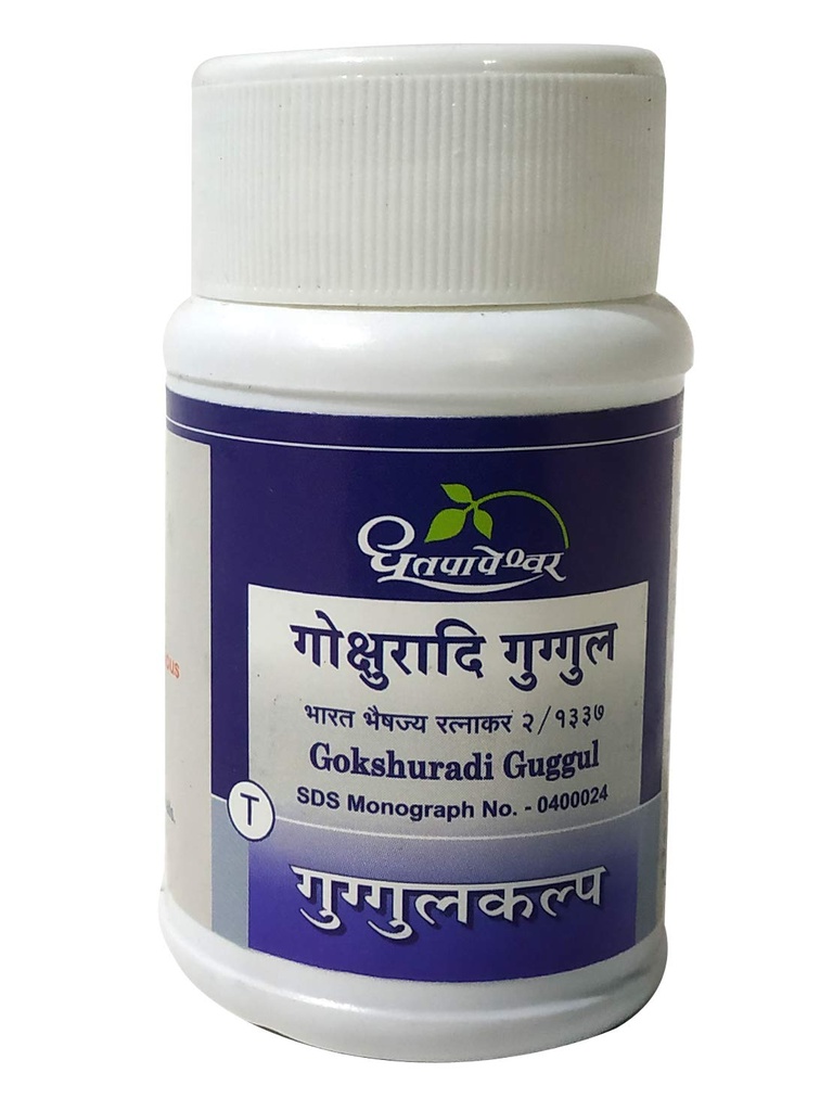 Dhootapapeshwar Gokshuradi Guggulu - 60 Tablets