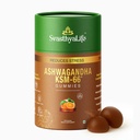 Ashwagandha KSM-66 Gummies | Stress & Anxiety Relief | Heart Health | Better Memory | Orange Flavor, No added sugar | 60 Gummies