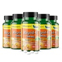 Amerika Medic & Science Rapid-C 500mg Vitamin C Supplement 500 Tabletten (5 Packung 100 Tabletten) Tägliche Immunsystemunterstützung, Antioxidans | Vegan, Non-GMO beschichtete Ascorbinsäure für Erwachsene Männer & Frauen