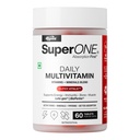 Alpino SuperONE Daily Multivitamin Tablets | Vitamins & Minerals with Zinc, Iron, Vitamin C, D & B-Complex | Energy, Immunity & Bone Support | 60 Tablets