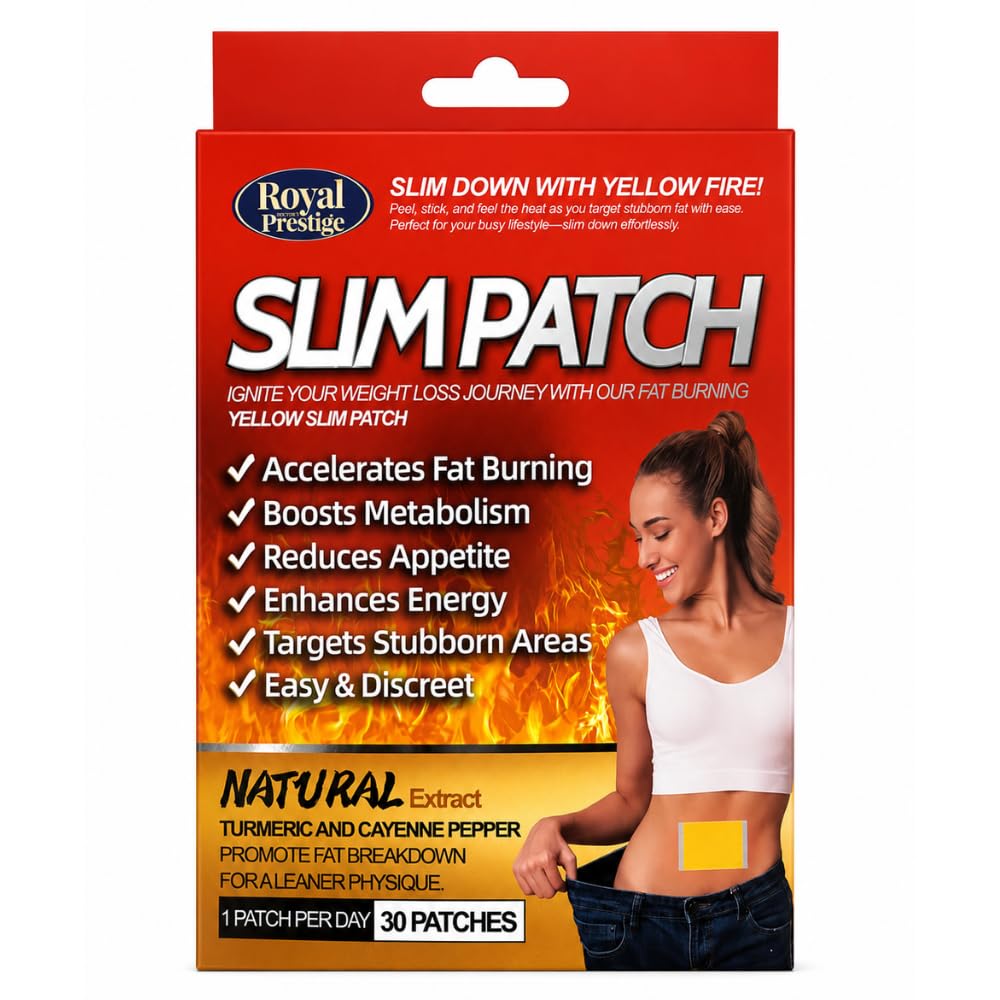 Seeotwo Royal Prestige Slimming Patch for Belly & Body | Herbal Detox Patch for Metabolism Support, Bloating & Enhances Energy | Easy-to-Use Daily Body Patches | 30 Patches