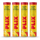 THE PLANT FIX Apple Cider Vinegar Effervescent Tablet with mother | Supports Metabolism & Appetite Control I With 500mg ACV, Vit B6 & B12 I No Maltodextrin, No Added Sugar I Pack of 4 (60 tablets)
