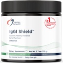 Designs für Gesundheit IgGI Shield Powder - Dairy-Free Imunoglobulin IgG Supplement, SBI mit N-Acetyl-Glucosamin - Unterstützt gesunde Darm Barrierefunktion (3.7oz / 30 Portionen)
