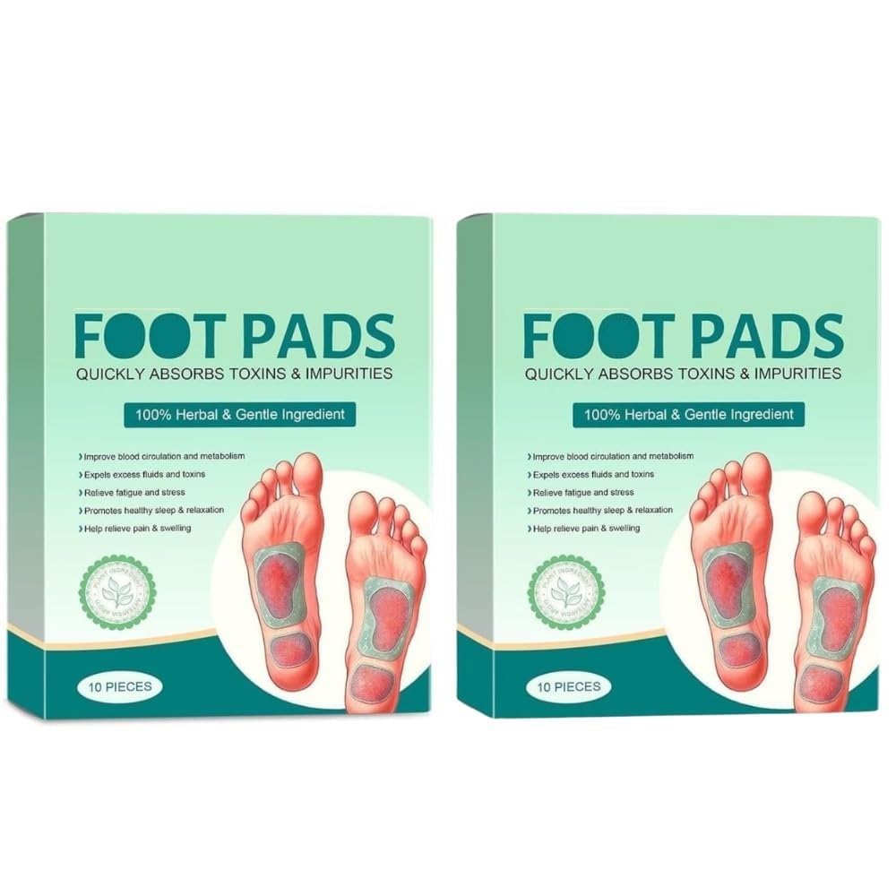 Premium Foot pads, Foot Patches Stress Relief Patch Solution, Toxin Remover cleansing, Pain Relief,Weight Loss Sleep Patch for Detoxification, For Men & Women (4)