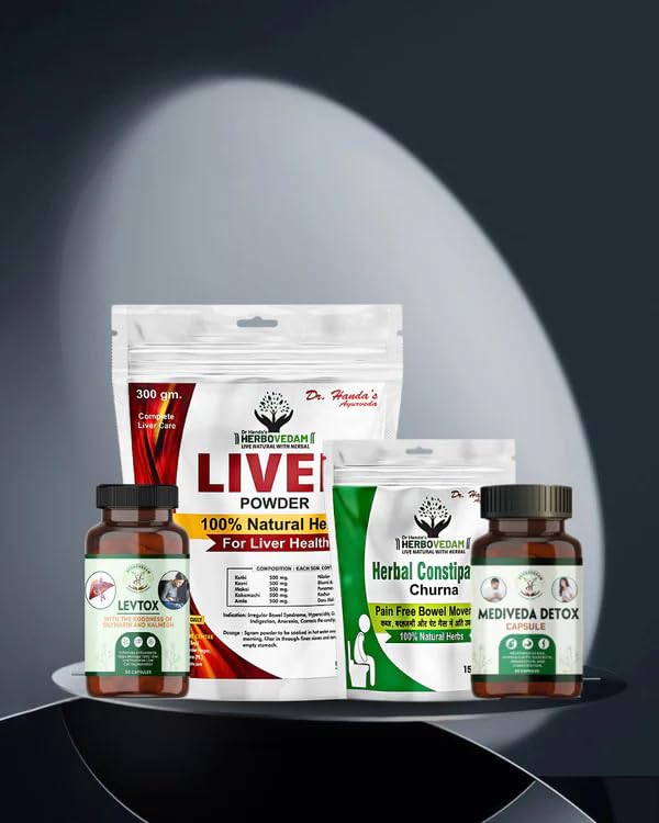 Herbovedam Liver Sanjeevani Kit, Liver Health Support