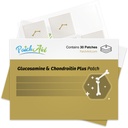 PatchAid Glucosamine et Chondroïtine Patch thématique 30 jours d'approvisionnement