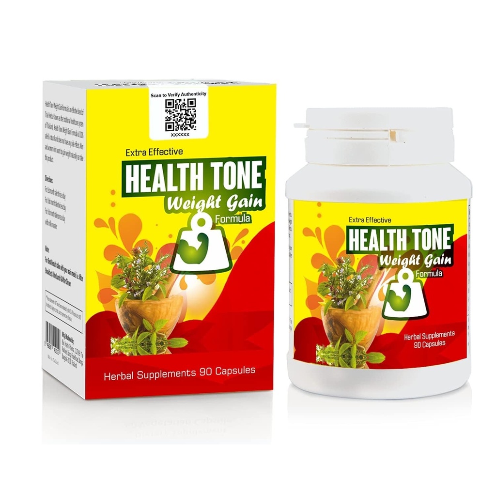 Health Tone Ayurvedic Herbal Supplement – 90 Capsules – Wellness Support with Natural Extracts – For Balanced Daily Nutrition & Lifestyle Wellness