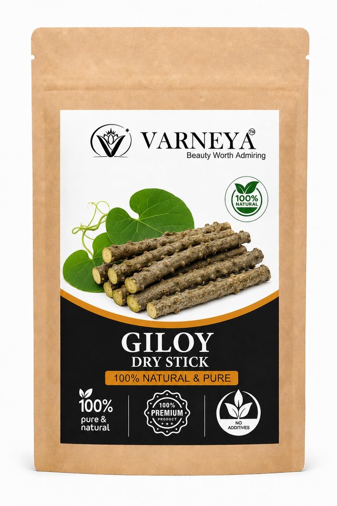 Giloy Dried Sticks 200g | Raw Guduchi (Tinospora Cordifolia) Stem | 100% Natural & Chemical-Free Ayurvedic Herb | Premium Giloy Dandi for Kadha, Herbal Tea & Powder | No Preservatives, No Additives | Traditional Wellness Herb