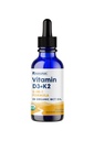 NativePath D3K2 Tincture – 2000IU Vitamin D3 e Vitamina K2 Supplemento con olio MCT organico – 1 oncia fluida – Biodisponibilità Rapida Multi-Vitamina per la resistenza del Bone e il benessere totale del corpo, 30 Serve
