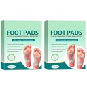 Herbal And Gentle Ingredient Foot Pads, Natural Ingredients for Sleep Aid, Pain Relief, Detoxification and Acupoint Micro-Massage Technology (Pack of 2, 20 pieces)