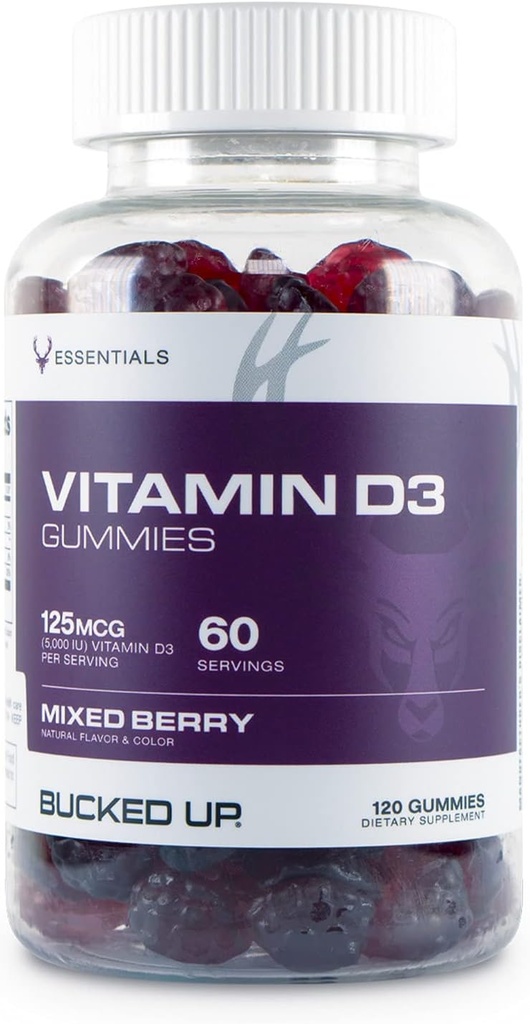 Vitamin D3 125mcg, 120 Gummi - Essentials