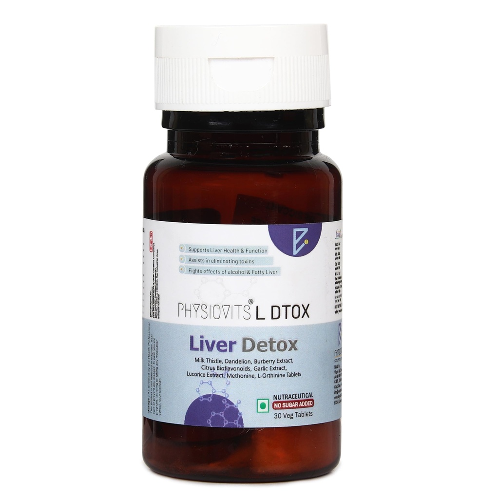 L Dtox | Liver Detox Supplement For Men And Women | For Healthy Liver | Helps in Cleanse Liver | Natural Detoxification |