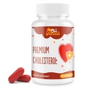 Suppléments de cholestérol avec stérols végétaux, Niacine, Riz de levure rouge, Citrus Bergamot, Ail, Supplément de cholestérol Soutien des niveaux normaux de cholestérol, 90 Softgels
